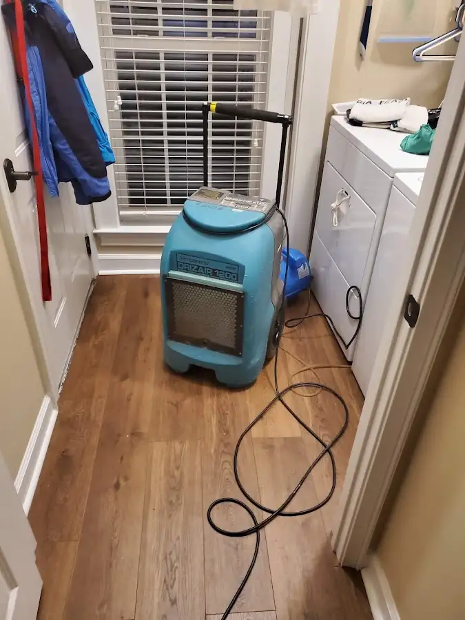 Commercial dehumidifier deployed for Flood Damage Cleanup in Sylvania