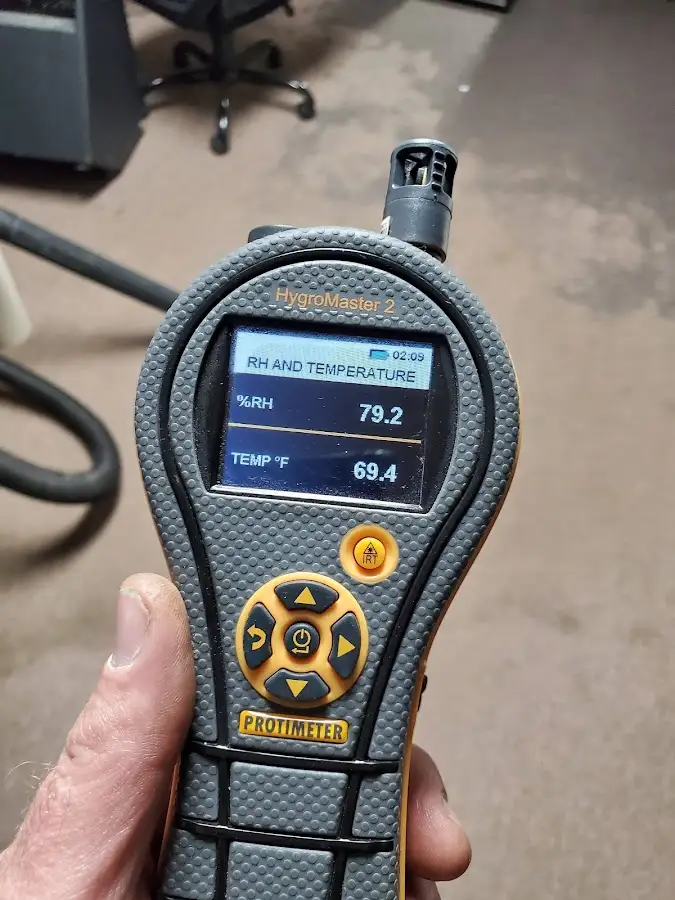 Moisture meter humidity assessment for Fire & Smoke Damage Restoration in Sylvania